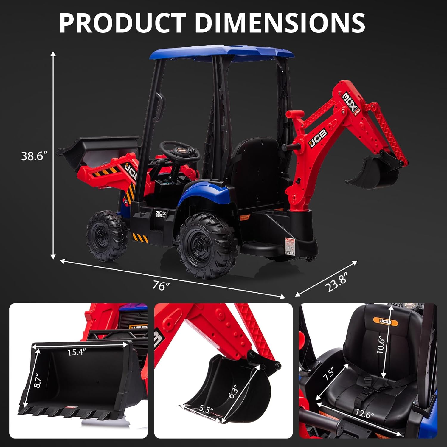 4 in 1 Ride on Excavator Review