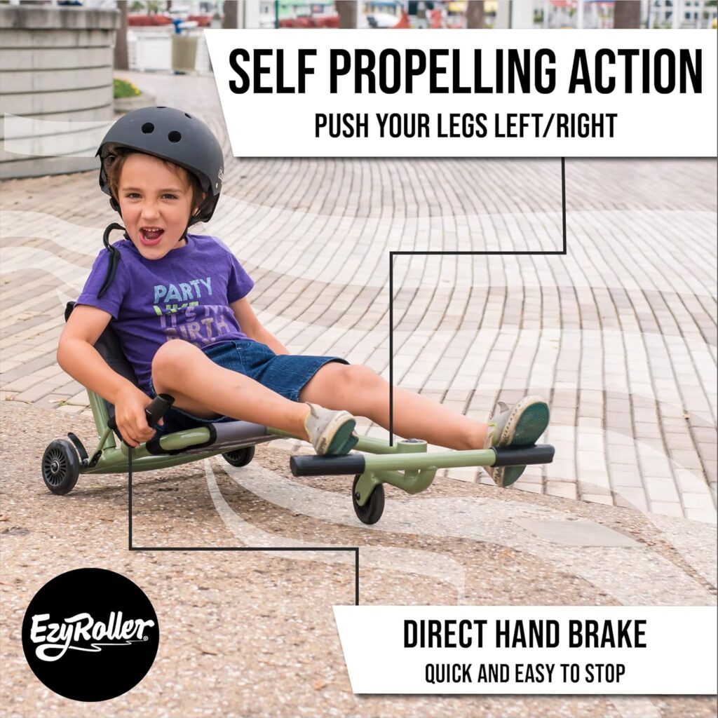 EzyRoller Classic Ride On Scooter for Kids Ages 4+