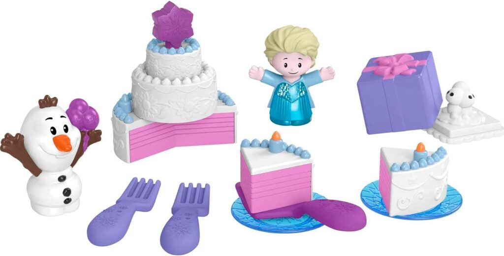 Fisher-Price Little People Toddler Toys Disney Frozen Elsa  Olaf’s Party 12-Piece Playset for Pretend Play Ages 18+ Months