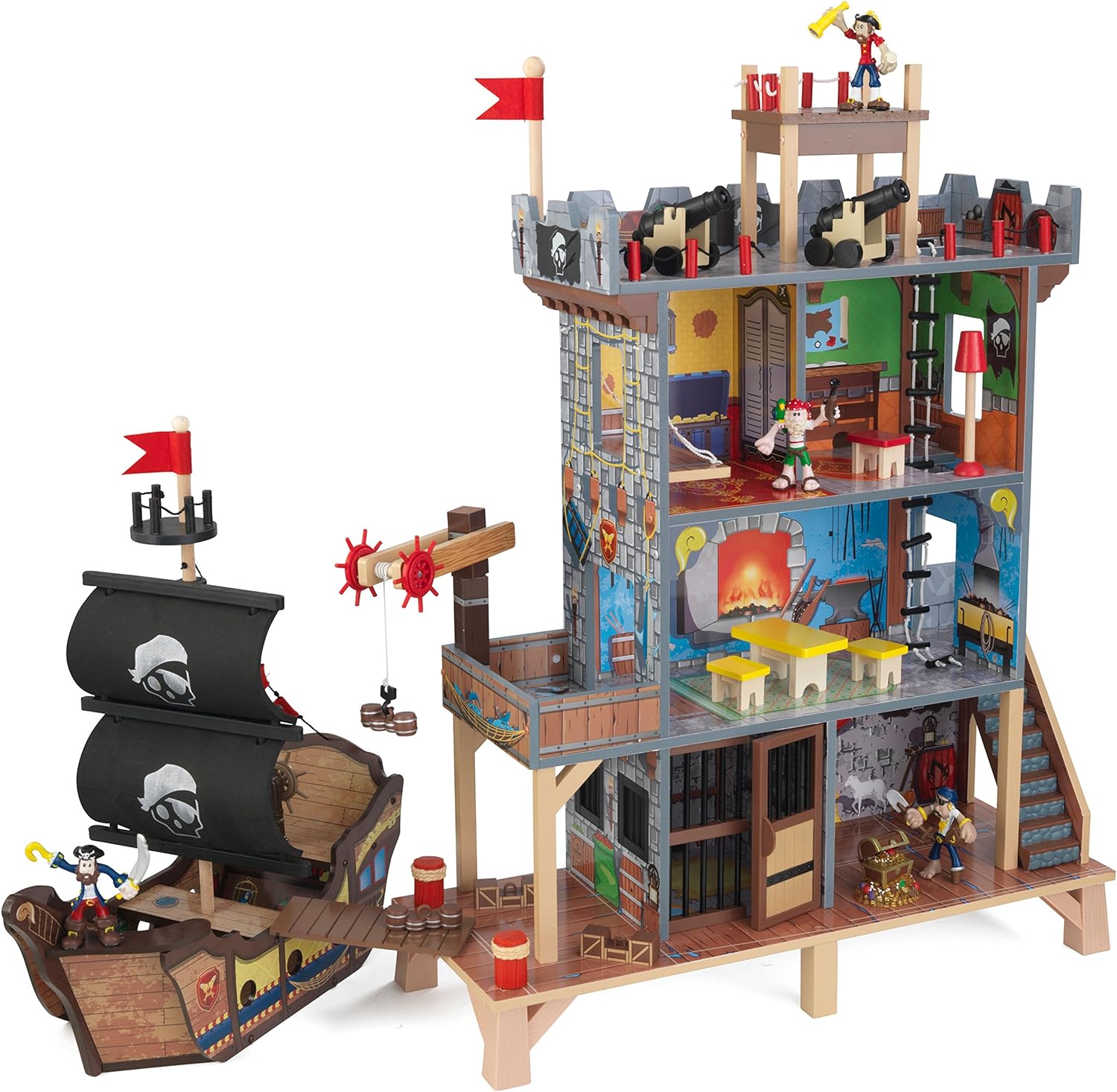 KidKraft Pirate’s Cove Wooden Ship Play Set Review