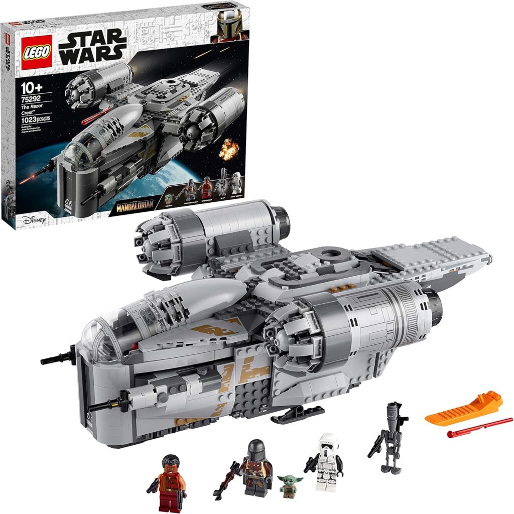 LEGO Star Wars The Razor Crest 75292 Mandalorian Starship Toy, Gift Idea for Kids, Boys and Girls with The Child Baby Yoda Minifigure (Exclusive to Amazon)