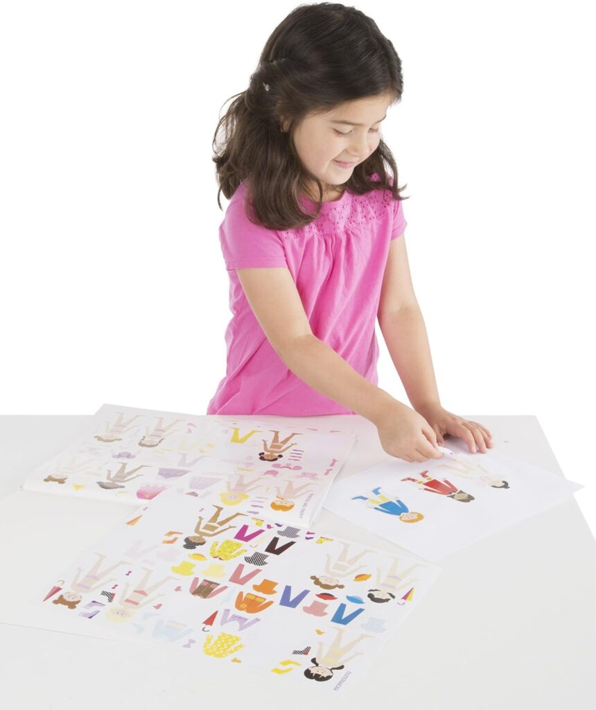 Melissa  Doug Sticker Collection Book - Fashion (600+ Stickers)