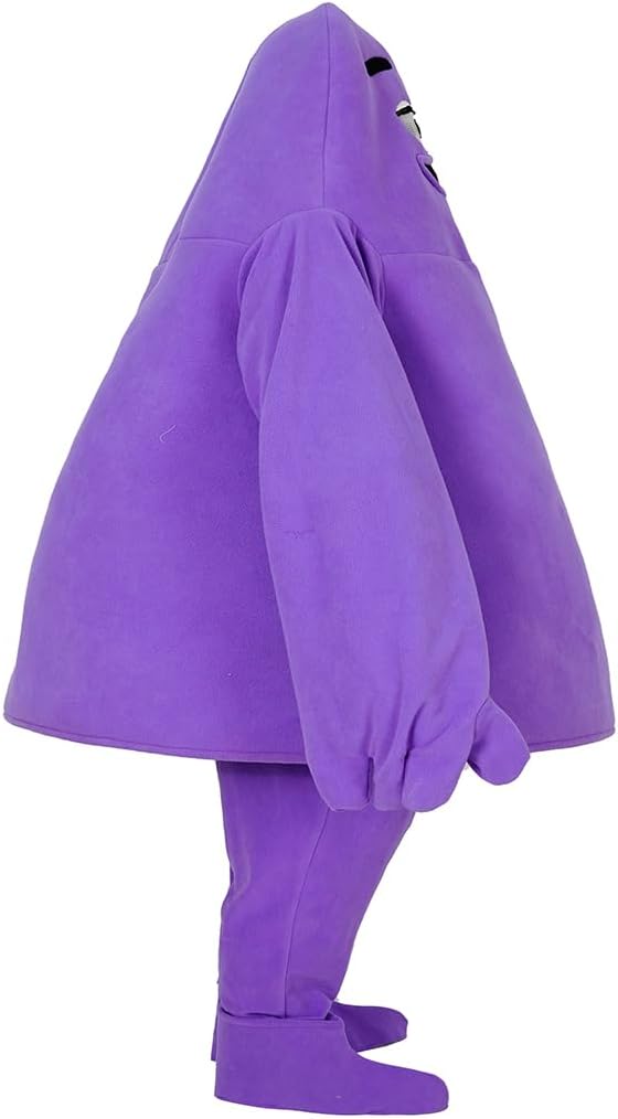 Purple Grimace Halloween Costume Suit Grimace Mascot Costume for adult and kids (kids, PURPLE) …