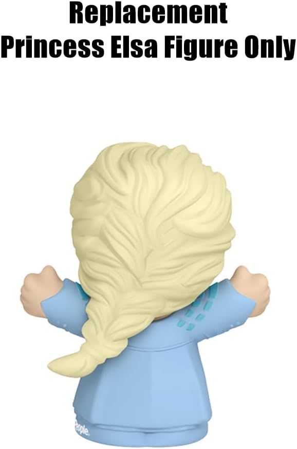 Replacement Part for Fisher-Price Little-People Carry Along Castle Case Playset - HMX76 ~ Replacement Princess Elsa Figure ~ Inspired by Disney Frozen Movie