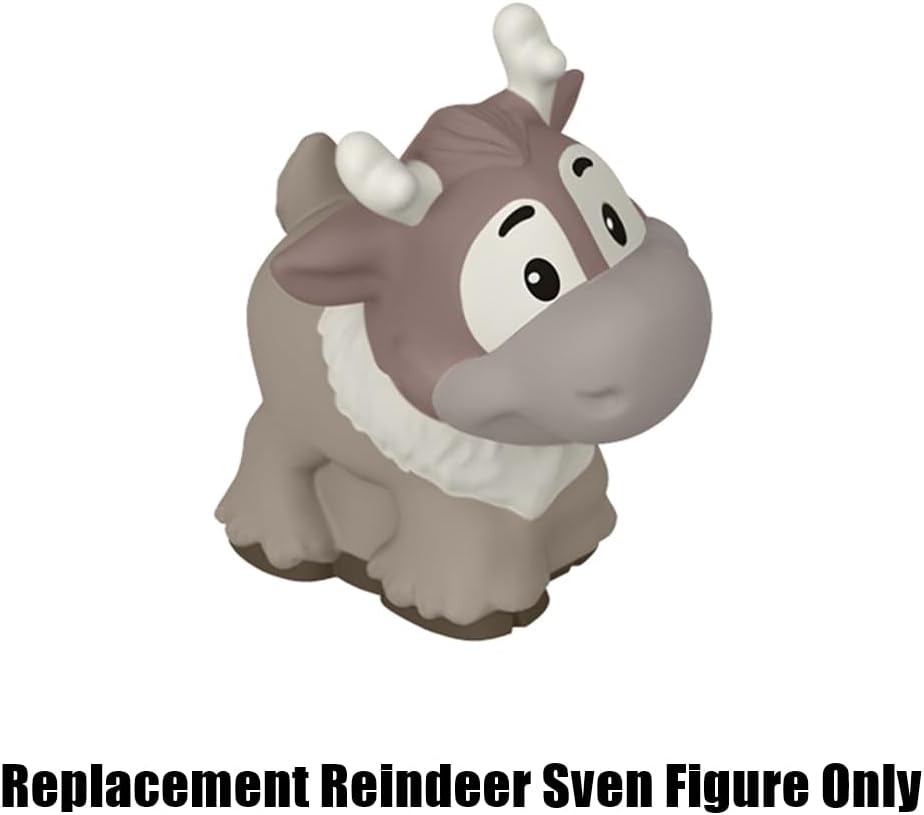 Replacement Part for Fisher-Price Little-People Carry Along Castle Case Playset - HMX76 - Replacement Reindeer Sven Figure - Inspired by Disney Frozen Movie