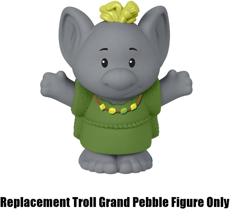 Replacement Part for Fisher-Price Little-People Carry Along Castle Case Playset - HMX76 ~ Replacement Troll Grand Pebble Figure ~ Inspired by Disney Frozen Movie