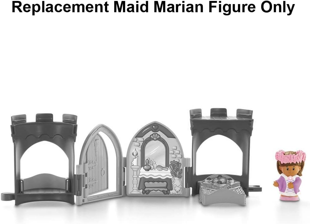 Replacement Part for Fisher-Price Little People Maid Marian Pop Open Castle Playset - BMK98 ~ Replacement Maid Marian Figure