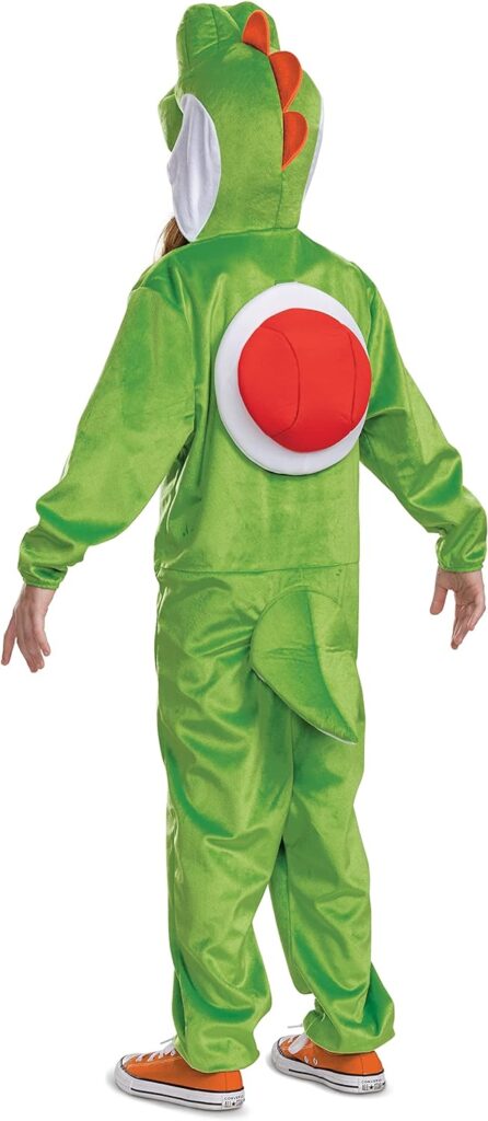 Super Mario Bros Yoshi Hooded Kids Jumpsuit