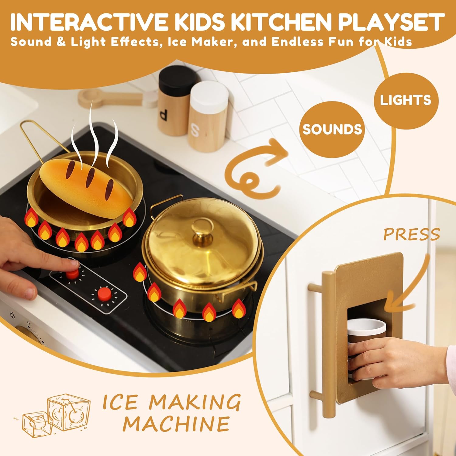 Wooden Play Kitchen Set Review