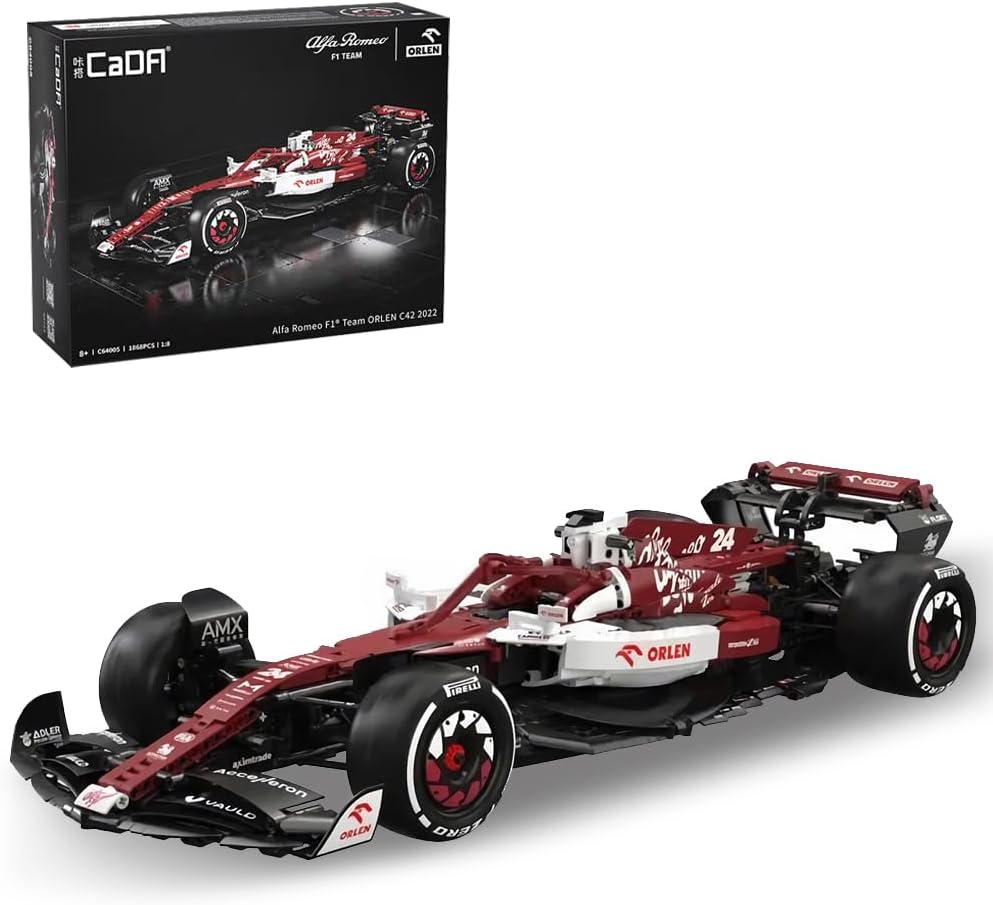 CaDA C64005w Alfa Romeo F1 Building Blocks Set Review