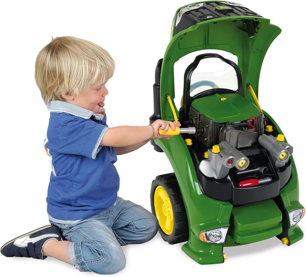 Klein Theo John Deere Engine Premium Toys for Kids Ages 3 Years  Up