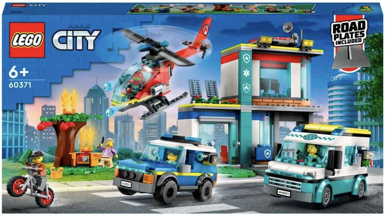 LEGO 60371 City Emergency Vehicle Headquarters Building Set Review