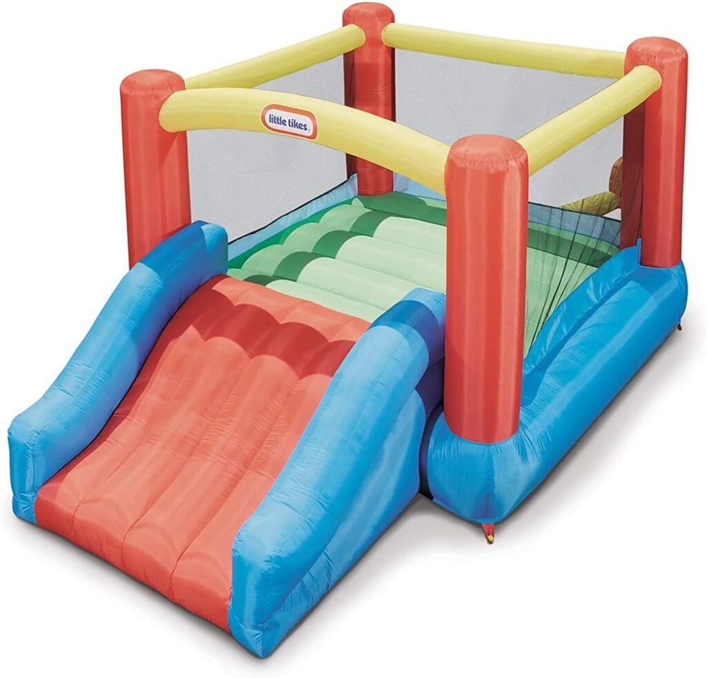 Little Tikes Jr. Jump n Slide Bouncer, Multicolor