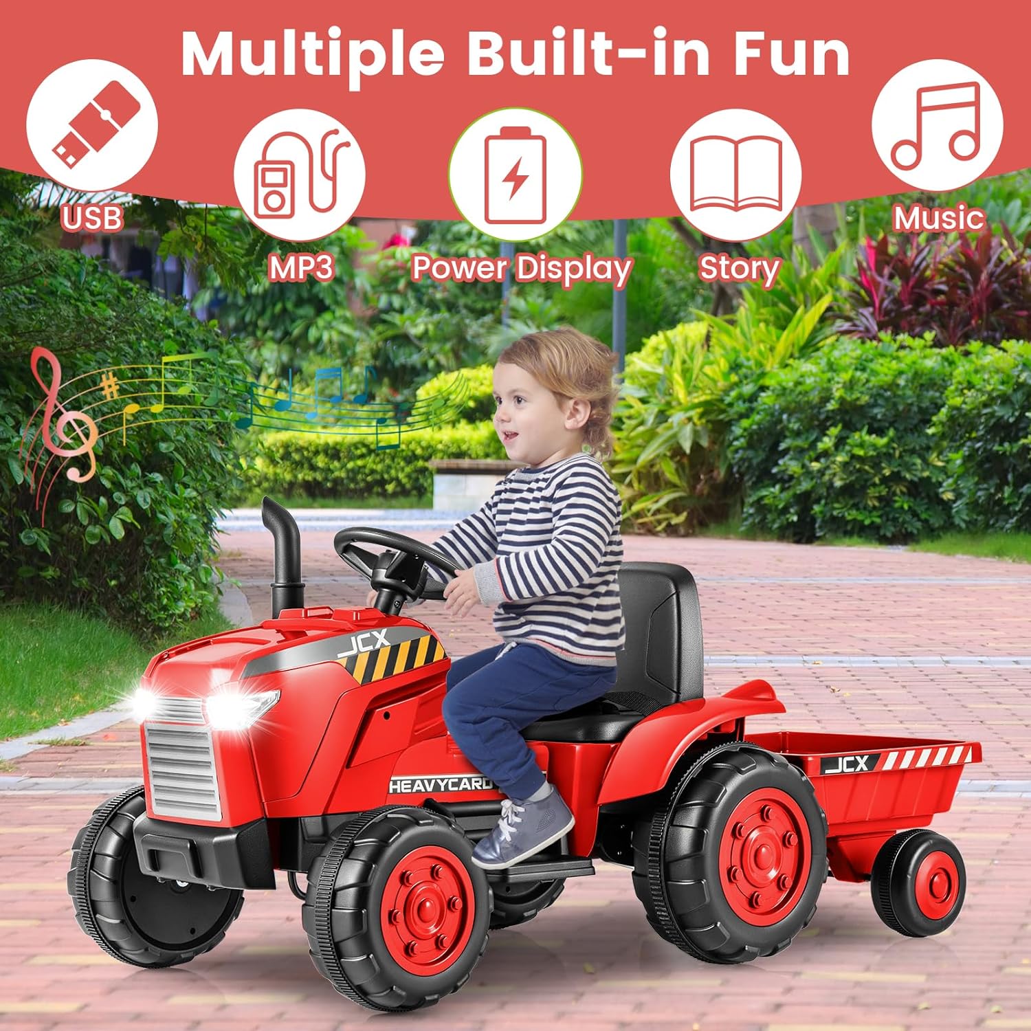 OLAKIDS 12V Kids Ride on Tractor Review