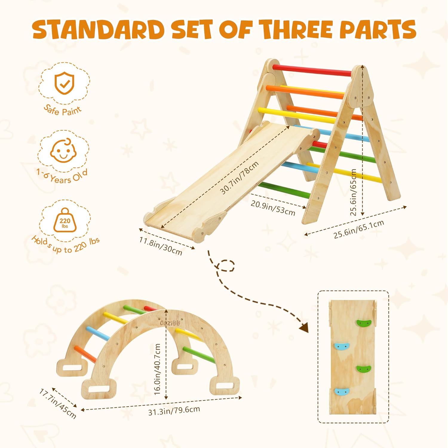 Wooden Baby Climbing Toys review